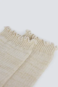 Springfield Meias-Meia longa de lurex cru