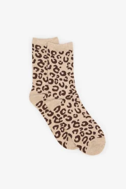 Cortefiel Meias-Meia longa de oncinha Castanho