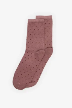 Cortefiel Meias-Meia longa mini bolinhas Subiu