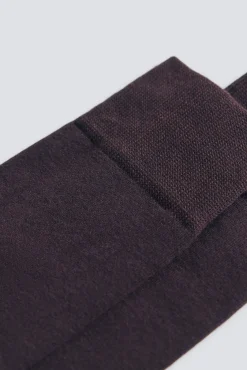 Springfield Meias-Meia longa monocromática castanho