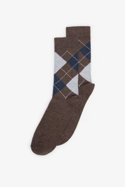 Cortefiel Meias-Meia losangos Castanho