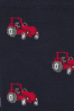 Kiff-Kiff Meias-Meia masculina de meia regular azul