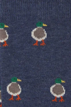 Kiff-Kiff Meias-Meia masculina de meia regular azul