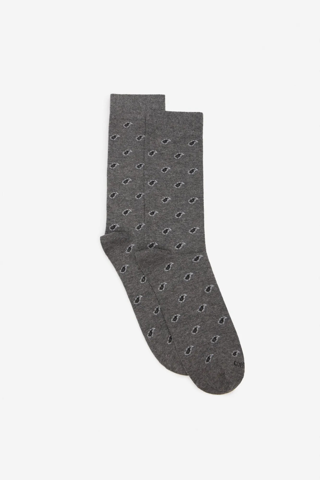 Cortefiel Meias-Meia micro-padronizada Cinzento