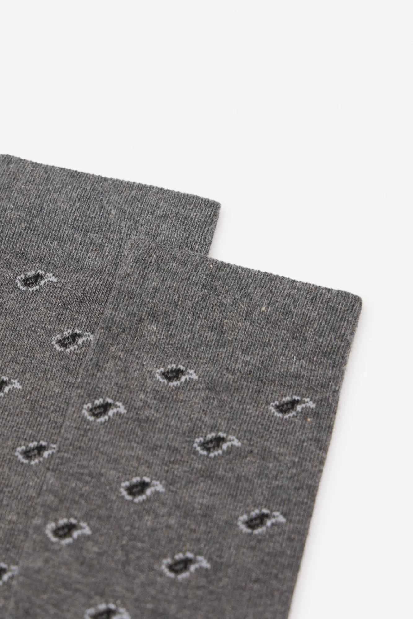 Cortefiel Meias-Meia micro-padronizada Cinzento