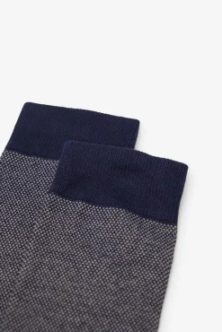 Cortefiel Meias-Meia micro-padronizada Azul