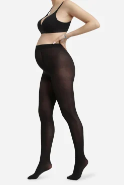 DIM Maternidade-Meia-calça maternidade preta opaca 50 Deniers preto