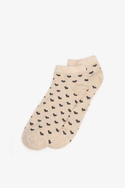 Cortefiel Meias-Meias curtas de coração Castanho