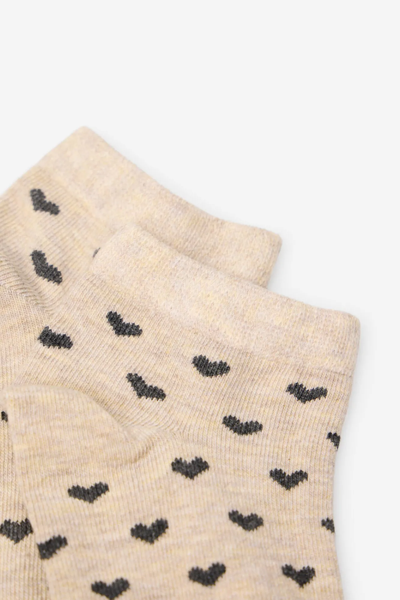 Cortefiel Meias-Meias curtas de coração Castanho