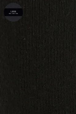 Punto Blanco Meias-Meias curtas de lã preto