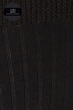 Punto Blanco Meias-Meias de lã alta preto