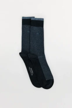 Pedro del Hierro Meias-Meias esportivas riscas Azul