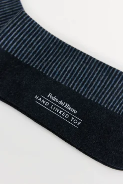 Pedro del Hierro Meias-Meias esportivas riscas Azul