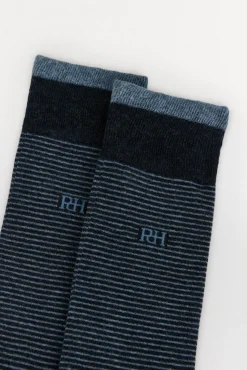 Pedro del Hierro Meias-Meias esportivas riscas Azul