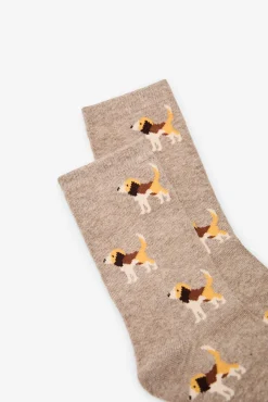 Cortefiel Meias-Meias longas Beagle Castanho