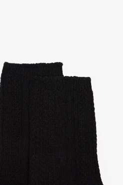 Cortefiel Meias-Meias longas estruturadas Preto