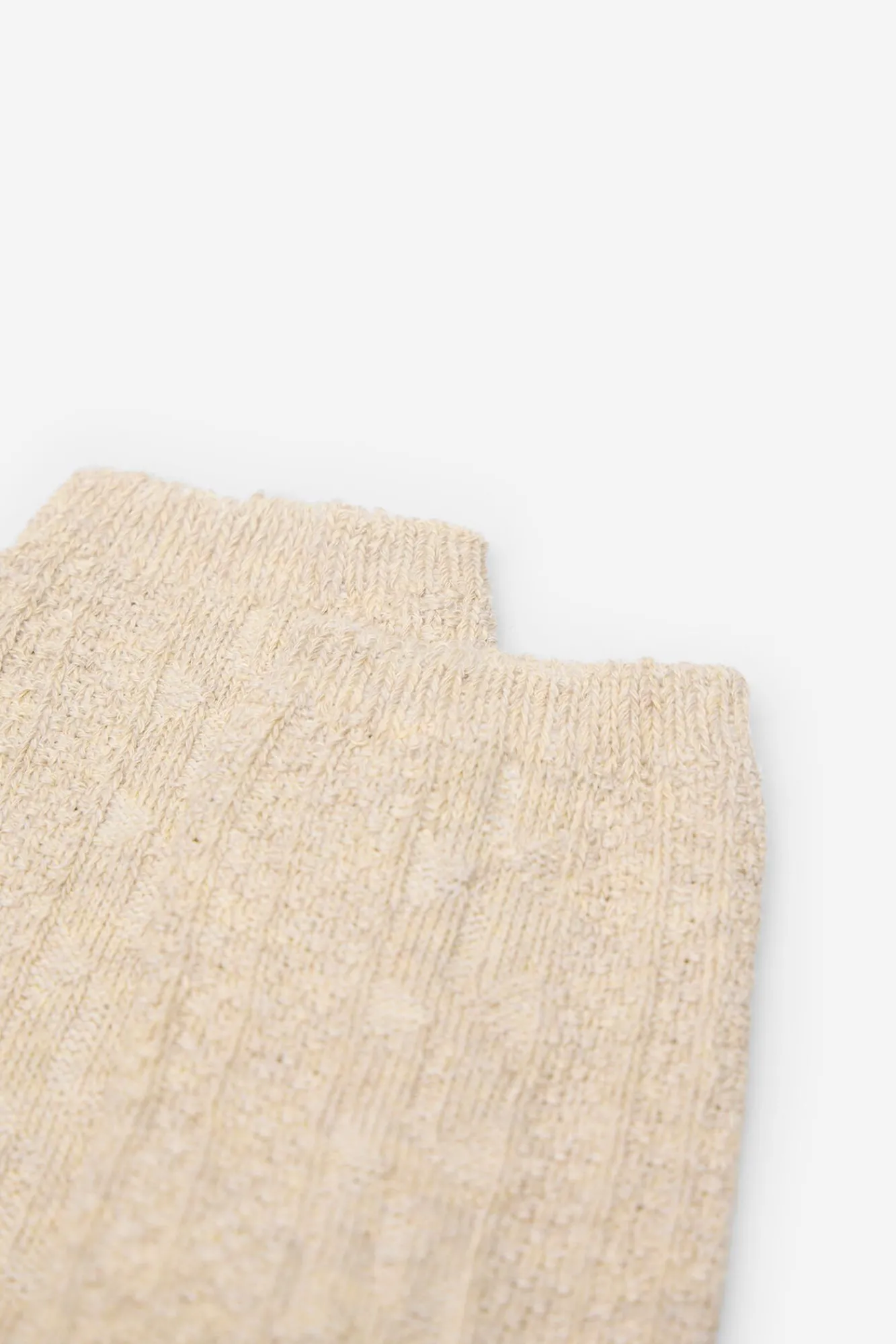 Cortefiel Meias-Meias longas estruturadas Castanho