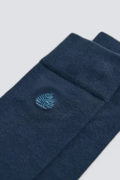 Springfield Meias-Meias longas monocromáticas com logo azul