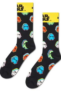 Happy Socks Meias|Meias-Meias Unissex Star Wars™ Stormtrooper preto