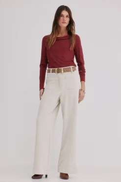 Hoss Intropia T-Shirts-Mirta. T-shirt com decote drapeado Granada