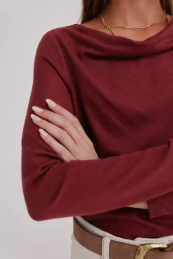 Hoss Intropia T-Shirts-Mirta. T-shirt com decote drapeado Granada