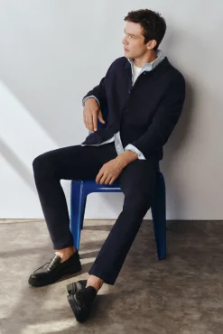 Cortefiel Sapato Social-Mocassim Preto