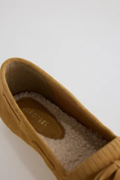 Slowlove Mocassins|Calçado De Couro-Mocassim franjas croute Castanho