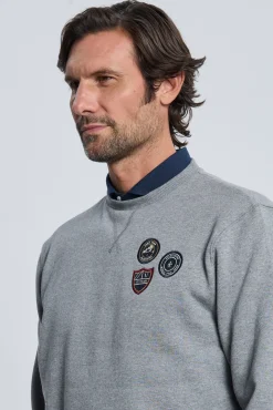 Valecuatro Sweatshirts-Moletom cinza 3- sweatshirt Cinzento