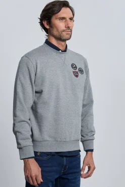 Valecuatro Sweatshirts-Moletom cinza 3- sweatshirt Cinzento