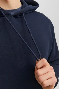 Jack & Jones Sweatshirts-Moletom com capuz e Sweatshirt descontraído azul