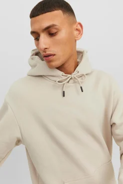 Jack & Jones Sweatshirts-Moletom com capuz e Sweatshirt descontraído cinzento