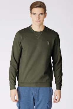 Us Polo Sweatshirts-Moletom com gola redonda Sweatshirt Verde