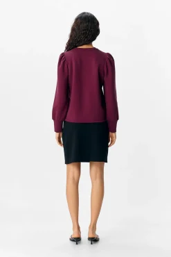 Object Sweatshirts-Moletom com manga sweatshirt Roxo