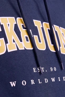 Jack & Jones PLUS Sweatshirts-Moletom Plus Sweatshirt regular fit azul