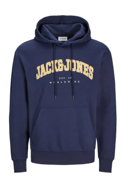 Jack & Jones PLUS Sweatshirts-Moletom Plus Sweatshirt regular fit azul