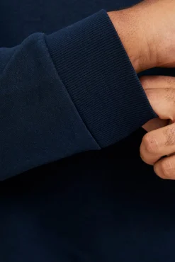 Jack & Jones PLUS Sweatshirts-Moletom Plus Sweatshirt regular fit azul