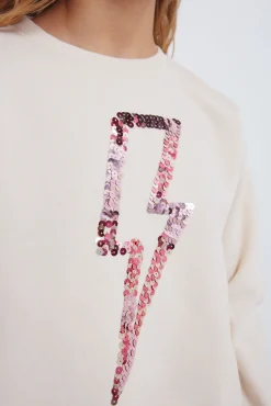 Springfield Kids Sweatshirts|T-Shirts-Moletom "relâmpago" para sweatshirt . estampado