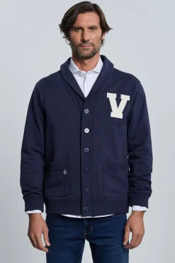 Valecuatro Sweatshirts-Moletom sweatshirt marinho Azul