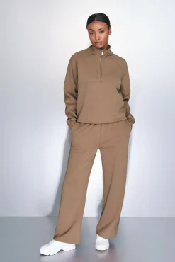 Dash and Stars Sweatshirts-Moletom sweatshirt com gola cru