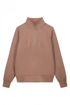 Dash and Stars Sweatshirts-Moletom sweatshirt com gola cru