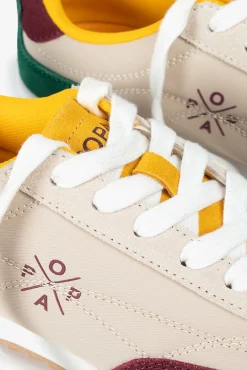 Popa Sneakers|Calçado De Couro-Muse Croute Esportivo Feminino Multicolorido