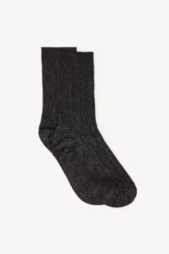 Hoss Intropia Meias-Naima. Meias lúrex Preto