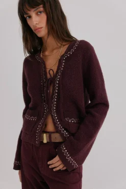 Hoss Intropia Sobretudos-Nala. Casaco bordado Granada