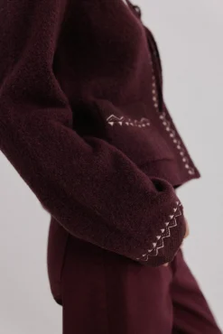 Hoss Intropia Sobretudos-Nala. Casaco bordado Granada