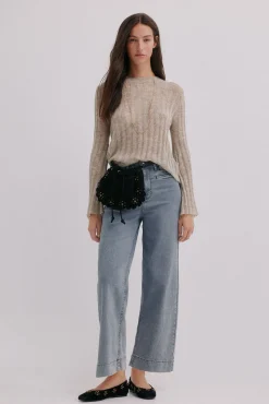 Hoss Intropia Camisolas-Neus. Camisola de gola redonda Cinzento