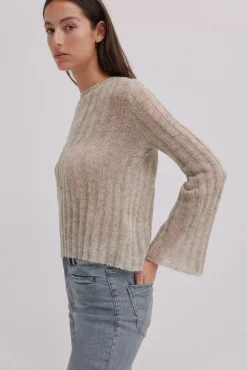 Hoss Intropia Camisolas-Neus. Camisola de gola redonda Cinzento