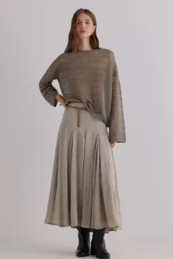 Hoss Intropia Camisolas-Nicole. Suéter de lantejoulas Verde