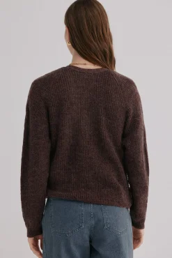 Hoss Intropia Camisolas-Nicoletta. Camisola com nó Castanho