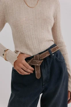 Hoss Intropia T-Shirts-Nidia. Top com detalhe de ondas Ecru