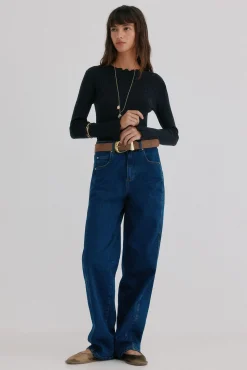 Hoss Intropia T-Shirts-Nidia. Top com detalhe de ondas Cinzento